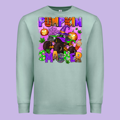Pumpkin Smasher Premium Sweatshirt Designed By Adodesignshop