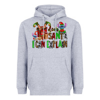 Heather Grey cup of chocolate and  with christmas stitch elf Heavyweight Hoodie - AdoDesignShop