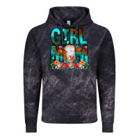 Cloud Black Girl Mom Cow Flowers Vintage Hoodie - CowCowDesign
