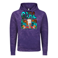 Cloud Purple Girl Mom Cow Flowers Vintage Hoodie - CowCowDesign