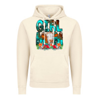 Vintage Artic Girl Mom Cow Flowers Vintage Hoodie - CowCowDesign