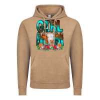 Vintage Coffee Girl Mom Cow Flowers Vintage Hoodie - CowCowDesign