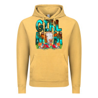 Vintage Mustard Girl Mom Cow Flowers Vintage Hoodie - CowCowDesign