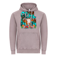 Vintage Zinc Girl Mom Cow Flowers Vintage Hoodie - CowCowDesign