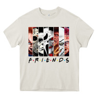 Cream funny horror friends scary movies halloween costume sweatshirt Heavy Core Tee - longCreatives