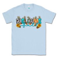 Dusty Blue Welcome fall Classic Tee - Artiststas