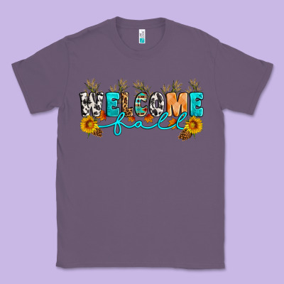 Welcome Fall Classic Tee Designed By Artiststas