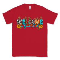 Red Welcome fall Classic Tee - Artiststas