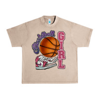 French Oak Basketball girl Urban Heavy Tee - HowdyJamesFarm