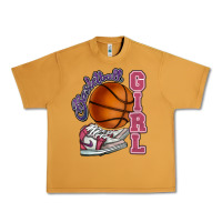 Peanut Butter Basketball girl Urban Heavy Tee - HowdyJamesFarm