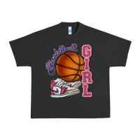 Pigment Black Basketball girl Urban Heavy Tee - HowdyJamesFarm