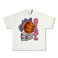 Pistachio Basketball girl Urban Heavy Tee - HowdyJamesFarm