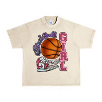 Sandshell Basketball girl Urban Heavy Tee - HowdyJamesFarm