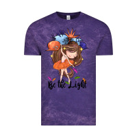Cloud Purple Be the light Vintage Tee - CowGirlArtShop