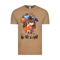 Vintage Coffee Be the light Vintage Tee - CowGirlArtShop
