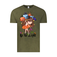Vintage Olive Be the light Vintage Tee - CowGirlArtShop