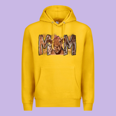 Rodeo Mom Cow Premium Hoodie Designed By Cowhidedigitalart