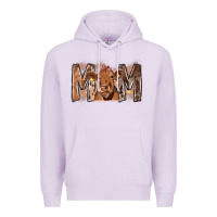 Lilac Rodeo Mom Cow Premium Hoodie - CowhideDigitalArt