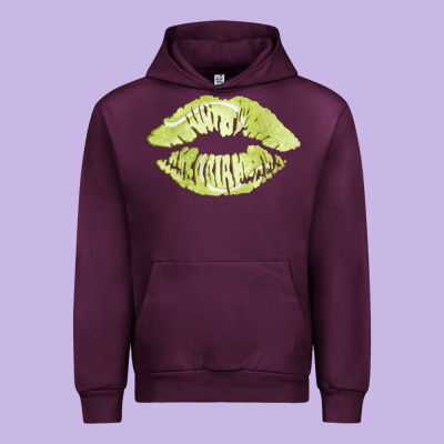 Tennis Lips Urban Hoodie Designed By Adodesignshop