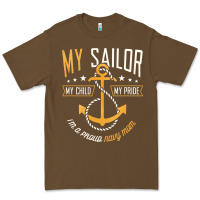 Cacao Proud Navy Mother for Moms of Sailors Proud Mom Navy Family Premium Tee - longCreatives