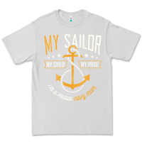 Dove Grey Proud Navy Mother for Moms of Sailors Proud Mom Navy Family Premium Tee - longCreatives