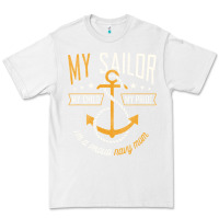 White Proud Navy Mother for Moms of Sailors Proud Mom Navy Family Premium Tee - longCreatives
