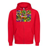 Red mardi gras cake glitterleopard and cowhide background Zipper Hoodie - Artiststas