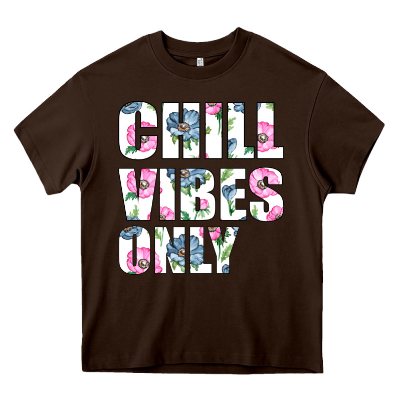 Chill Vibes Only Heavy Core Tee by Bettercallsaul | Teevron