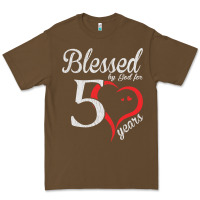 Cacao Vintage 50th Birthday Blessed By God For 50 Years Birthday Premium Tee - longCreatives