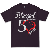 Plum Vintage 50th Birthday Blessed By God For 50 Years Birthday Premium Tee - longCreatives