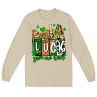 Mushroom St. Patrick's Forget luck give me beer Long Sleeve Tee - OliviaCreatesArt
