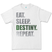 White Destiny  Eat Sleep Destiny Repeat Short Sleeve Premium Tee - longCreatives