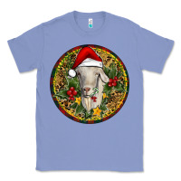 Colony Blue Christmas Goat Classic Tee - RanaPortraitStore