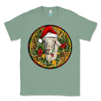 Sage Christmas Goat Classic Tee - RanaPortraitStore