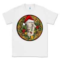 White Christmas Goat Classic Tee - RanaPortraitStore