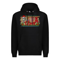 Black Christmas Western Papa Claus Premium Hoodie - RanaPortraitStore