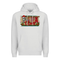 Dove Grey Christmas Western Papa Claus Premium Hoodie - RanaPortraitStore