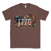 Chestnut Eat. 1776 eagle 4th of july Classic Tee - HowdyJamesFarm