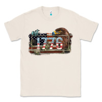 Natural Eat. 1776 eagle 4th of july Classic Tee - HowdyJamesFarm