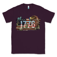 Plum Eat. 1776 eagle 4th of july Classic Tee - HowdyJamesFarm