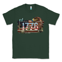 Sports Green Eat. 1776 eagle 4th of july Classic Tee - HowdyJamesFarm