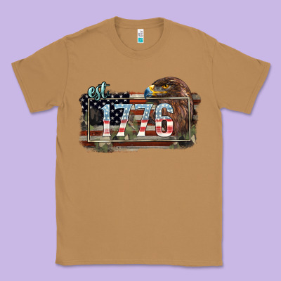 Eat. 1776 Eagle 4th Of July Classic Tee Designed By Howdyjamesfarm