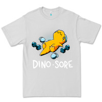 Dove Grey Dino Sore Funny Dinosaur Workout Gym Fitness Lifting Premium Tee - longCreatives