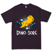 Plum Dino Sore Funny Dinosaur Workout Gym Fitness Lifting Premium Tee - longCreatives