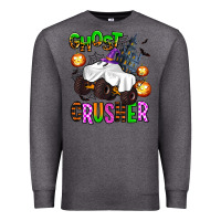 Charcoal Heather ghost crusher Premium Sweatshirt - AdoDesignShop