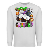 Dove Grey ghost crusher Premium Sweatshirt - AdoDesignShop