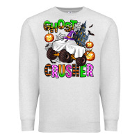 Oatmeal Heather ghost crusher Premium Sweatshirt - AdoDesignShop