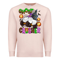 Pale Pink ghost crusher Premium Sweatshirt - AdoDesignShop