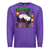 Purple ghost crusher Premium Sweatshirt - AdoDesignShop