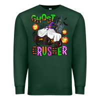 Sports Green ghost crusher Premium Sweatshirt - AdoDesignShop